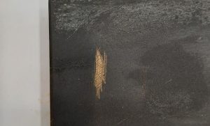 رد طلا روی سنگ محک